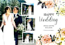 design luxury and trendy wedding invitation cards